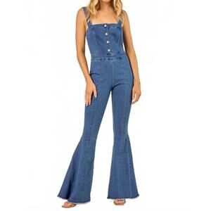 NEW SAINTS & HEARTS shelby jumpsuit in blue